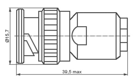 Габаритные и присоединительные размеры вилок СР-50-74 ПВ, СР-50-74 ФВ